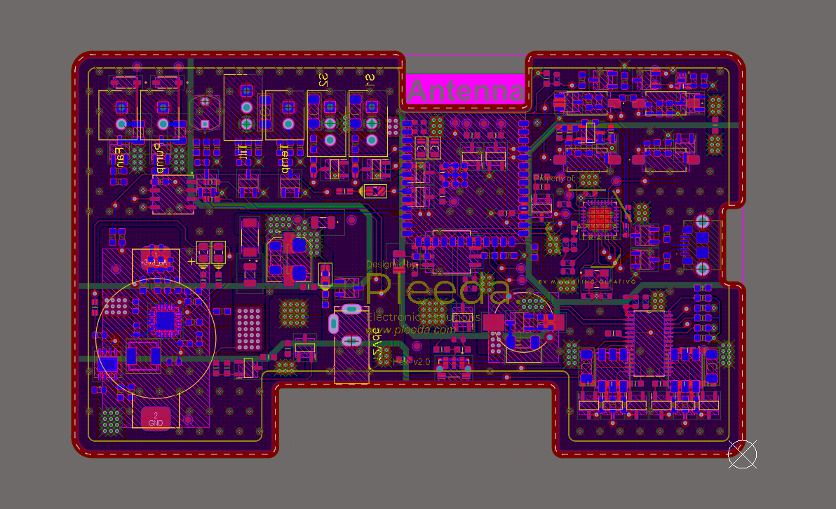 PCB para máquina de aroma instalada en entornos aeroportuarios